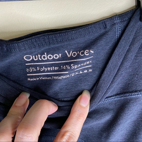 OUTDOOR VOICES Charcoal Gray Leggings Size XS - Picture 6 of 6